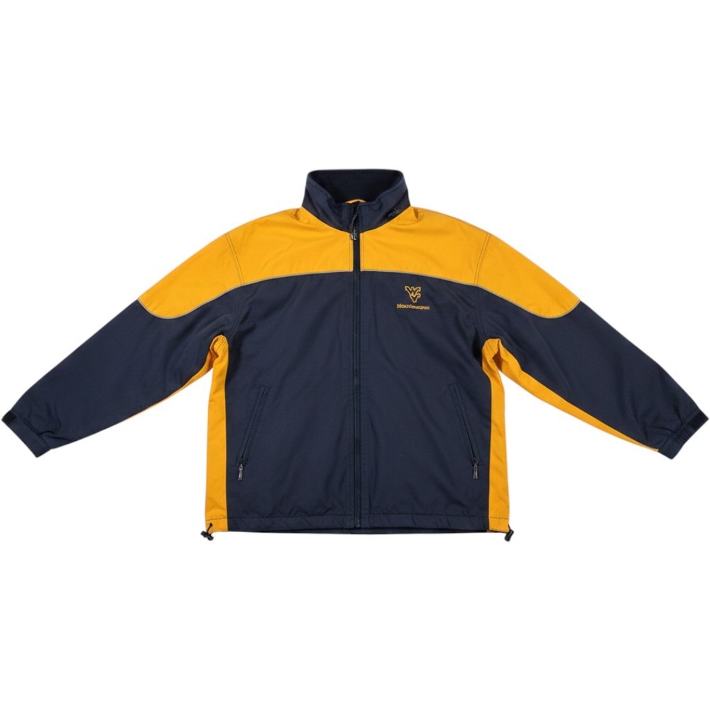 West Virginia Mountaineers Reversible Hooded Jacket Mens XL Full Zip WVU - Picture 2 of 15